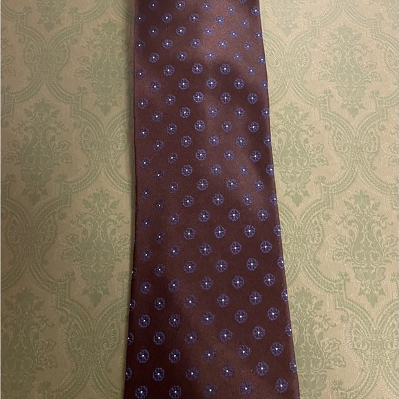 Stefano Ricci Other - NWOT Stefano Ricci Italy Tie Luxury Swarovski Crystal on Loop Silk Blue